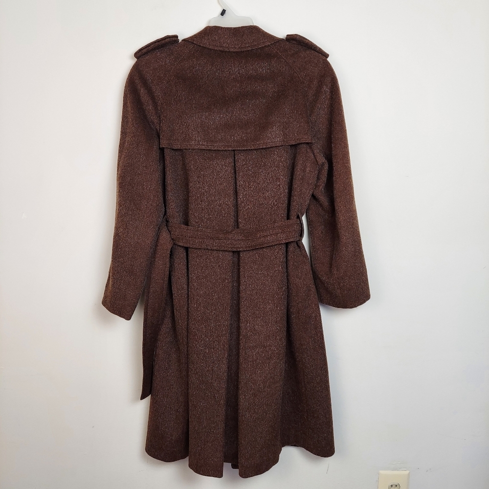 SOLD Von Furstenberg wool belted jacket large - Picture 2 of 6